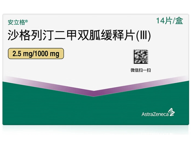 沙格列汀二甲双胍缓释片(Ⅲ)