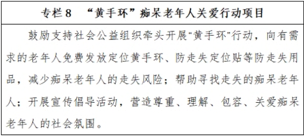 应对老年期痴呆国家行动计划