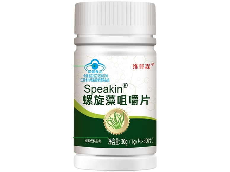 Speakin®螺旋藻咀嚼片