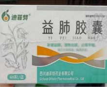 益肺胶囊价格对比 48粒 四川迪菲特