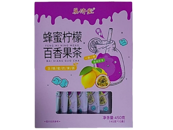 蜂蜜柠檬百香果茶