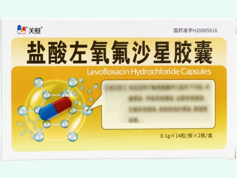 盐酸左氧氟沙星胶囊