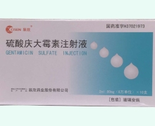 硫酸庆大霉素注射液价格对比 2ml*10支 辰欣药业