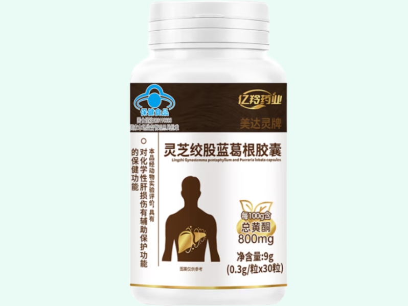 美达灵牌灵芝绞股蓝葛根胶囊