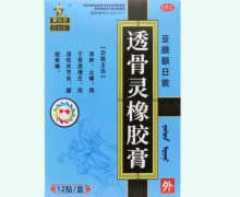黄仪臣透骨灵橡胶膏价格对比 12贴