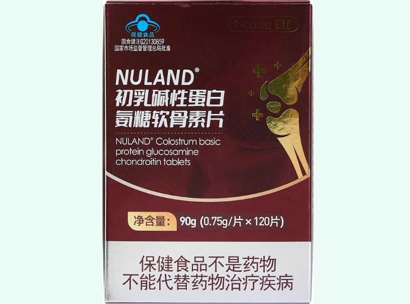 Nature Elf NULAND初乳碱性蛋白氨糖软骨素片