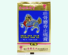 壮骨麝香止痛膏价格对比 4片 重庆陪都