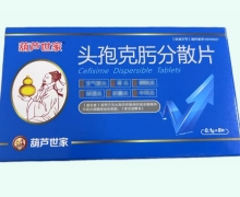 葫芦世家头孢克肟分散片价格对比 8片