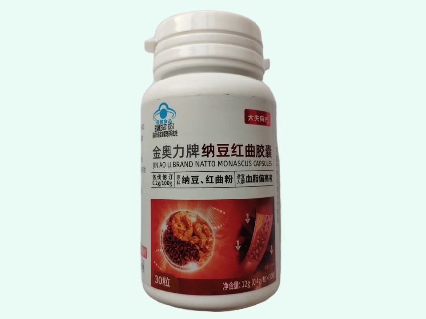 金奥力牌纳豆红曲胶囊