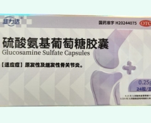 韭力达硫酸氨基葡萄糖胶囊价格对比 24粒