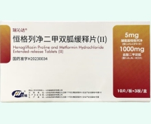 恒格列净二甲双胍缓释片(Ⅱ)价格对比 瑞沁达