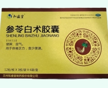 参苓白术胶囊价格对比 和盛堂 216粒
