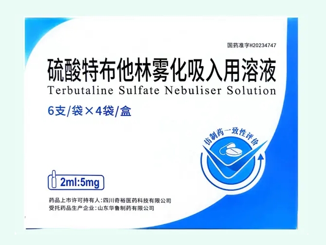 硫酸特布他林雾化吸入用溶液