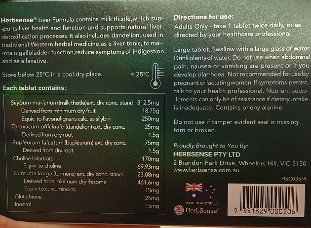 HerbSense LIVER FORMULA
