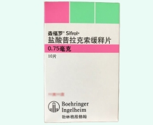 盐酸普拉克索缓释片价格对比 0.75mg 森福罗