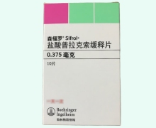 森福罗盐酸普拉克索缓释片价格对比 0.375mg*10片