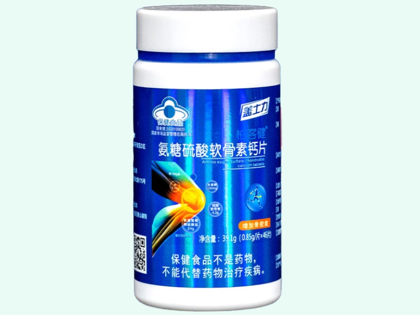 柏客健®氨糖硫酸软骨素钙片
