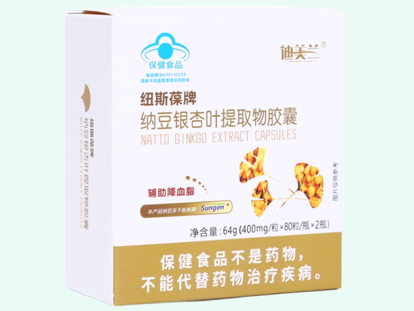 纽斯葆牌纳豆银杏叶提取物胶囊