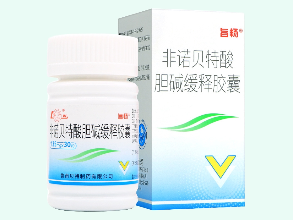 非诺贝特酸胆碱缓释胶囊