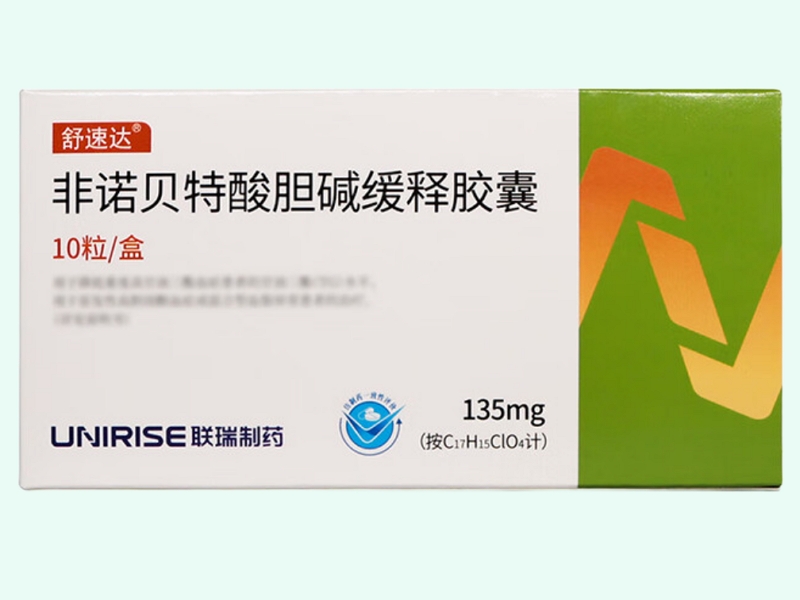 非诺贝特酸胆碱缓释胶囊