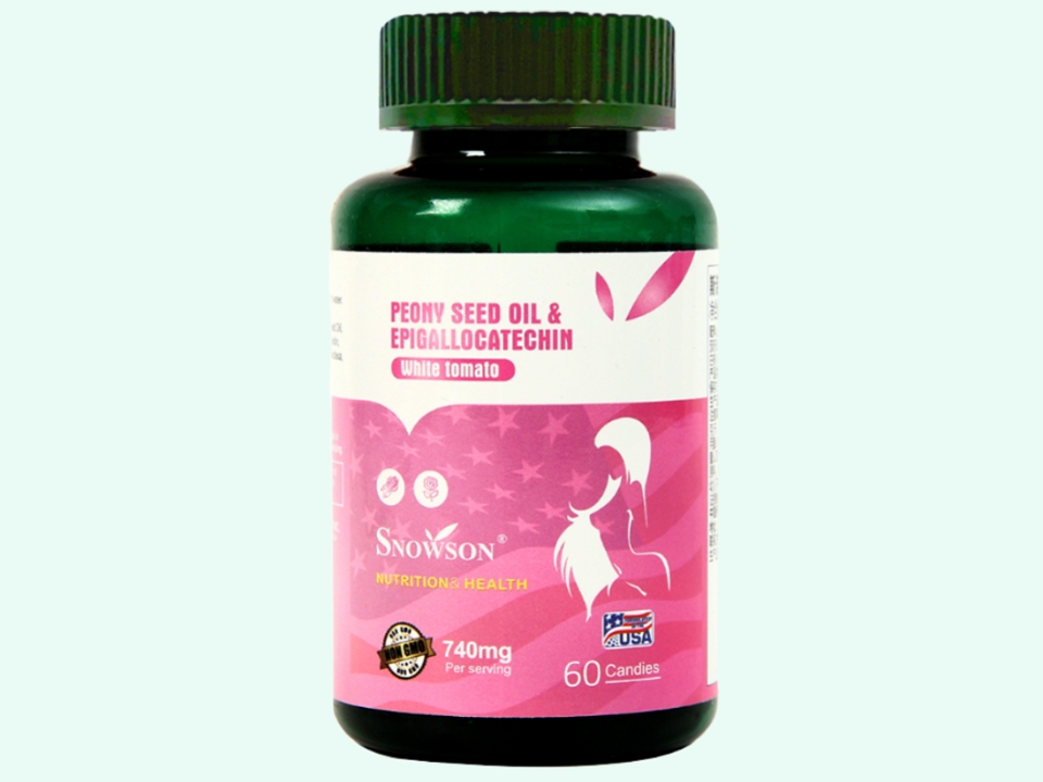 斯诺森牌白番茄牡丹籽油复合营养食品