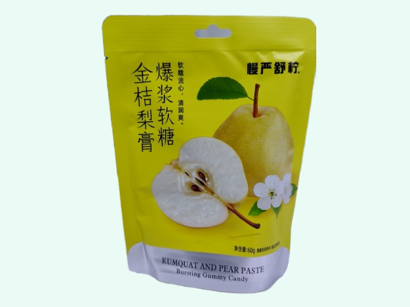 金桔梨膏爆浆软糖