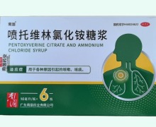 喷托维林氯化铵糖浆价格对比 10ml*6瓶 南国
