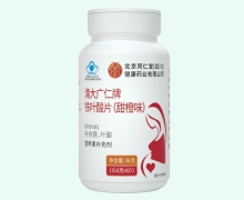 北京同仁堂清大广仁牌铁叶酸片(甜橙味)价格对比 60片