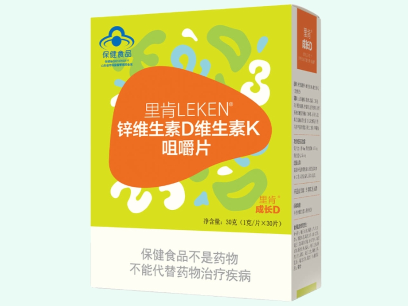 里肯LEKEN®锌维生素D维生素K咀嚼片