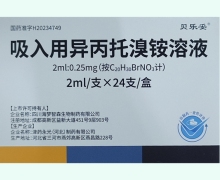吸入用异丙托溴铵溶液价格对比 贝乐妥 24支