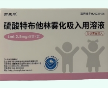 亦康欣硫酸特布他林雾化吸入用溶液价格对比