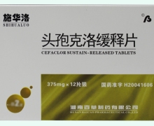 头孢克洛缓释片价格对比 12片 湖南百草