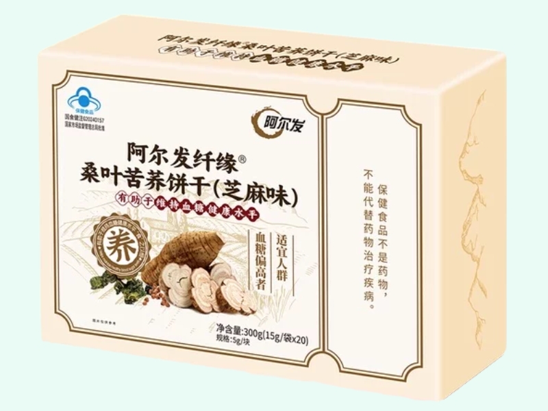 阿尔发纤缘®桑叶苦荞饼干(芝麻味)