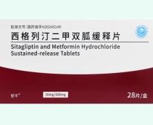 誉平西格列汀二甲双胍缓释片价格对比 28片 盒装