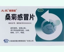 太极桐君阁桑菊感冒片价格对比 36片