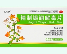 乐药师精制银翘解毒片价格对比 48片