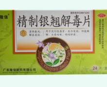 隆信精制银翘解毒片价格对比 24片
