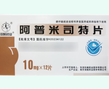阿普米司特片价格对比 10mg*12片 双鹤药业