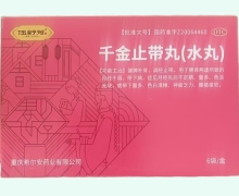 伍舒芳千金止带丸(水丸)价格对比 6袋