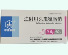 注射用头孢唑肟钠价格对比 0.5g*10支 河北华民