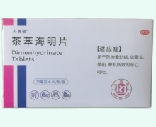 人美敬茶苯海明片价格对比 6片