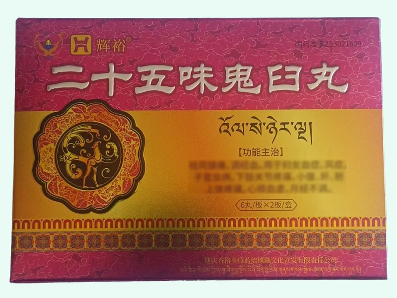 二十五味鬼臼丸