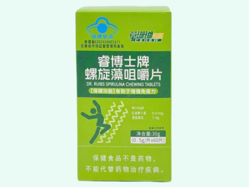 睿博士牌螺旋藻咀嚼片