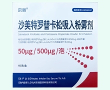 沙美特罗替卡松吸入粉雾剂价格对比 500μg 京新