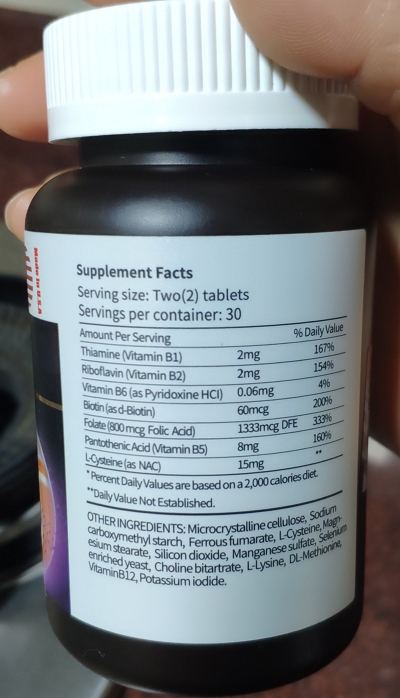 AOMEVOR BIOTIN FOLATE