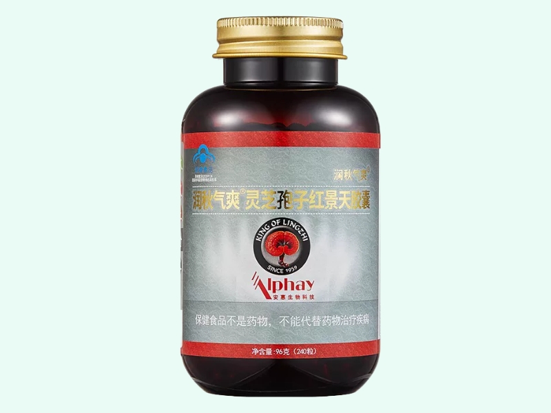 润秋气爽®灵芝孢子红景天胶囊