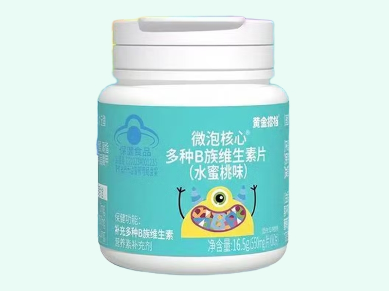 微泡核心®多种B族维生素片(水蜜桃味)
