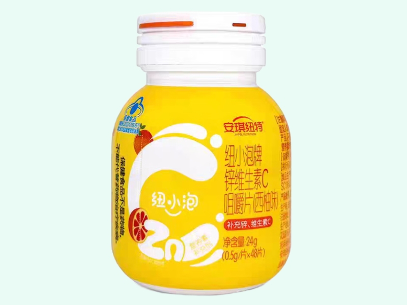 纽小泡牌锌维生素C咀嚼片(西柚味)