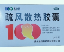 疏风散热胶囊价格对比 24粒装 100益佰