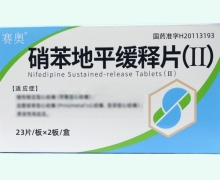 赛奥硝苯地平缓释片(Ⅱ)价格对比